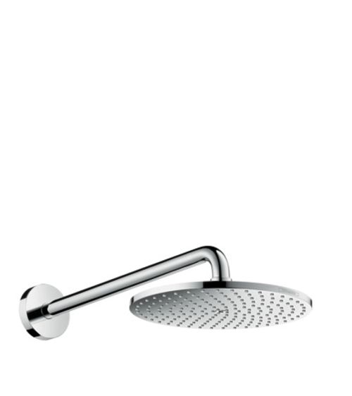 Hansgrohe-HG-Kopfbrause-Raindance-S-240-1jet-PowderRain-Brausearm-390mm-chrom-27607000 gallery number 1